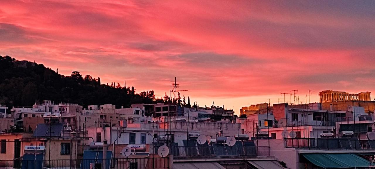 Rooftop Studio, Acropolis View! Atena Exterior foto